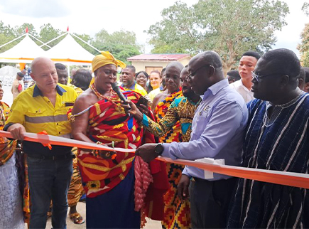 Asante Gold Bibiani Ltd, PW Mining hands over renovated mortuary to Bibiani Municipal Hospital 