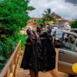 Denkyirahene arrives at Dunkwa amidst wholesome welcome by chiefs and people