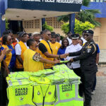 Lions Club donates reflective vests to Volta Police Command