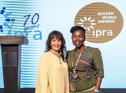 Ms Esther Cobbah inaugurated as President of International Public Relations Association 
