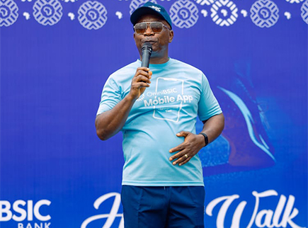 OmniBSIC Bank holds health walk to promote wellness and community engagement