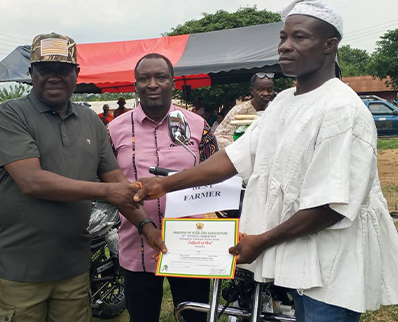 A 51-year-old man adjudged overall best farmer for Ho West District