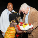 German President arrives in Accra for a three-day state visit